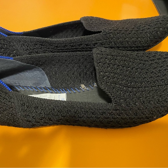 Rothy's Black and Blue Knit Loafers - Picture 3 of 5